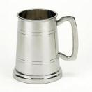 100MB1/2PT - 1/2 Pint Tankard 2 Line Pewter