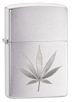 29587 CANNABIS AUTO ENGRAVED LEAF - Zippo/Zippo Lighters