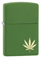 Zippo 29588 CANNABIS LASER ENGRAVED LEAF - Zippo/Zippo Lighters