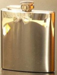 X60056 6oz Hip Flask Mirror Polished