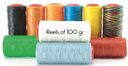 Waxed 1mm polyester Braided Stitching Thread 100 gram 56132