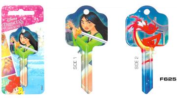 Hook 3729 Disney Mulan UL2 Fun Keys F625 - Keys/Licenced Fun Keys