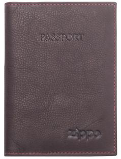 Zippo LEATHER PASSPORT HOLDER (10 x 14 x 1cm)