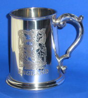 .....479MB1PT - 1 Pint Pewter Tankard England. - Engravable & Gifts/Tankards