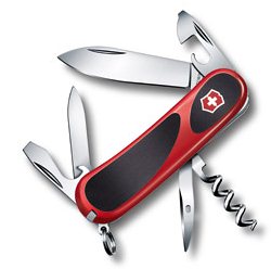 Evogrip 10 Red & Black 23803C Swiss Army Knife