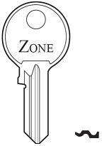 Hook 3760 KBZ108 Zone Genuine GC086 - Keys/Cylinder Keys - Genuine