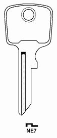 Hook 3768 NE7 Slica - Keys/Cylinder Keys- General
