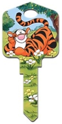 Hook 3785.. F638 Tigger UL2 Fun Keys Disney