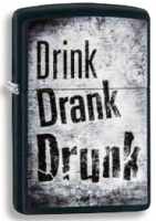 Zippo 29618 Drink Drank Drunk - Zippo/Zippo Lighters