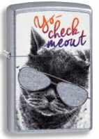 Zippo 29619 Cat with Glasses - Zippo/Zippo Lighters