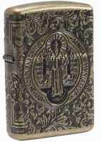 Zippo 60003593 Armor St Benedict Medal - Zippo/Zippo Lighters