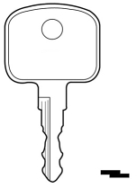 hook 3799..C416 Bo6 precut fork lift key