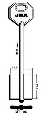 Hook: 5313...jma = MT-9g double bit safe key - Keys/Safe Keys