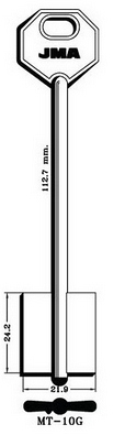 Hook 5322...jma = MT-10g double bit safe key - Keys/Safe Keys