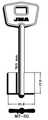 Hook 5325...jma = MT-5g double bit safe key - Keys/Safe Keys
