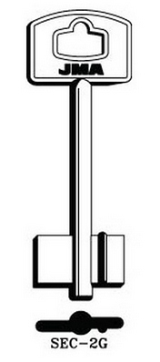 Hook 5328...SEC-2g double bit safe key - Keys/Safe Keys