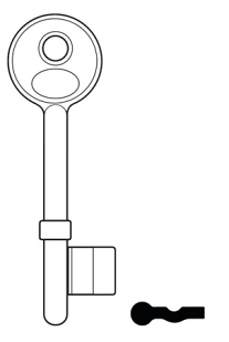 Hook 5339...Sterling gen K2 mortice keys GL124 B - Keys/Security Keys