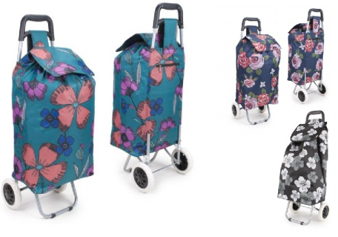 .EUR02F Shopping Trolly Flower Pattern