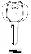 hook 3808..Errebi = MRT1R H.D BO1 SAME KEY HOOK 1389 - Keys/Cylinder Keys- General