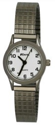 R0201012S RAVEL LADIES EXPANDER WATCH Silver Strap