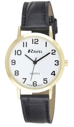 R0102011 RAVEL GENTS WATCH Black Strap