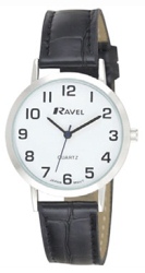 R0102021 RAVEL GENTS WATCH Black Strap