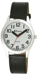 R0125011 RAVEL GENTS WATCH Black Strap