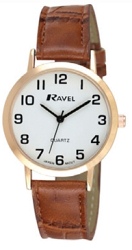 R0102141 RAVEL GENTS WATCH Brown Strap