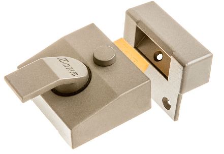 Zone 60mm Nightlatch Grey Case 8240/GR/V Visi Pack - Locks & Security Products/Rim Cylinder Locks