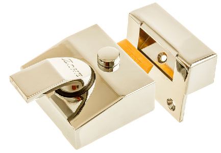Zone 60mm Nightlatch Chrome Case 8240/SCP/V Visi Pack - Locks & Security Products/Rim Cylinder Locks