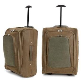 CB06-TOL Tan/Olive Cabin Trolley 49x35x20cm