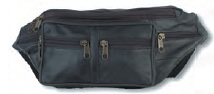 1445 Sheep Nappa Bum Bag With 7 Zips