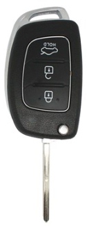 hook 3844...RKS065 - HYUNDI 2ND GEN FLIP 3 BUTTON LASER 3D HYRC3 KMS906 - Keys/Remote Fobs