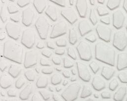 SVIG 662 Itaca Micro White Reptile Pattern Sheets 95cm x 54cm - Shoe Repair Materials/Sheeting