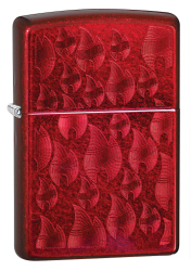 Zippo 29824 60004598 Iced Zippo Flame Design Candy Apple Red - Zippo/Zippo Lighters