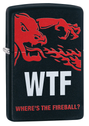 Zippo 29849 Fireball Black Matt - Zippo/Zippo Lighters