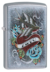 Zippo 60004587 29874 Vintage Tattoo Zippo - Zippo/Zippo Lighters