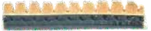 Black Leather Mock Welting Stitched (Randing) per metre 59313 REF 33 - Shoe Repair Materials/Welting
