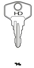 Hook 5390...WL079 WL79 Hoppe 2w145 - Keys/Window Lock Keys