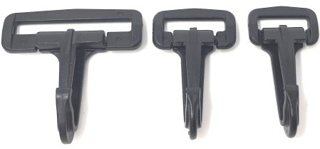 Black Plastic Snap Hook