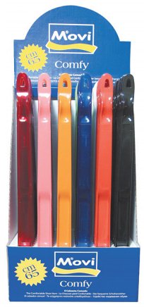 ***Shoe Horn 65cm Floor Display Box (60 assorted colours) - Shoe Care Products/Shoe Horns