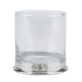 575/1 Single Plain Whisky Glass with Pewter Base in Presentation Box - Engravable & Gifts/Gifts