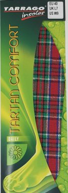 .....Tarrago Deluxe Tartan Foam Insoles (5pair) - Shoe Care Products/Insoles