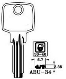 hook 9050...jma = ABU-34 Abus - Keys/Dimple Keys