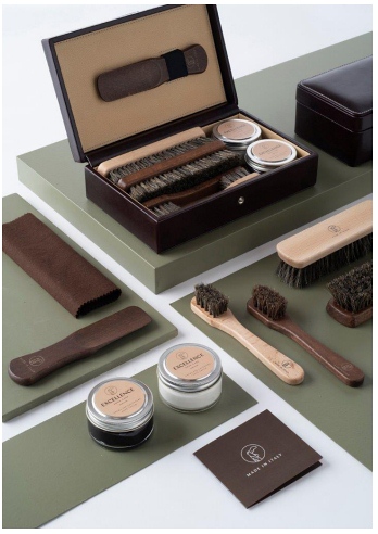 ****VIPL-7 Full Grain Calf Skin Shoecare Kit for Smooth Leather - Shoe Care Products/Shoe Brushes