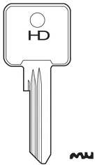 hook 3896 CS17 BRASS keys hd = H532 - Keys/Security Keys