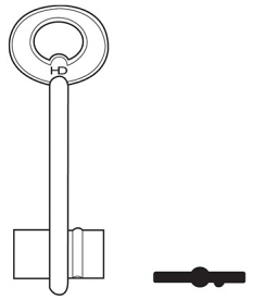 Hook 5405...XDB023 double bitt safe silca = fd - Keys/Safe Keys