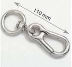 VA00141 25mm x 110mm Carabiner Silver - Fittings/Hooks