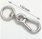 VA00141 25mm x 110mm Carabiner Silver