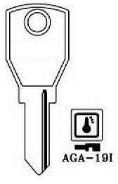 hook 3912..jma = aga-19i SILCA = AGA4R - Keys/Cylinder Keys- General